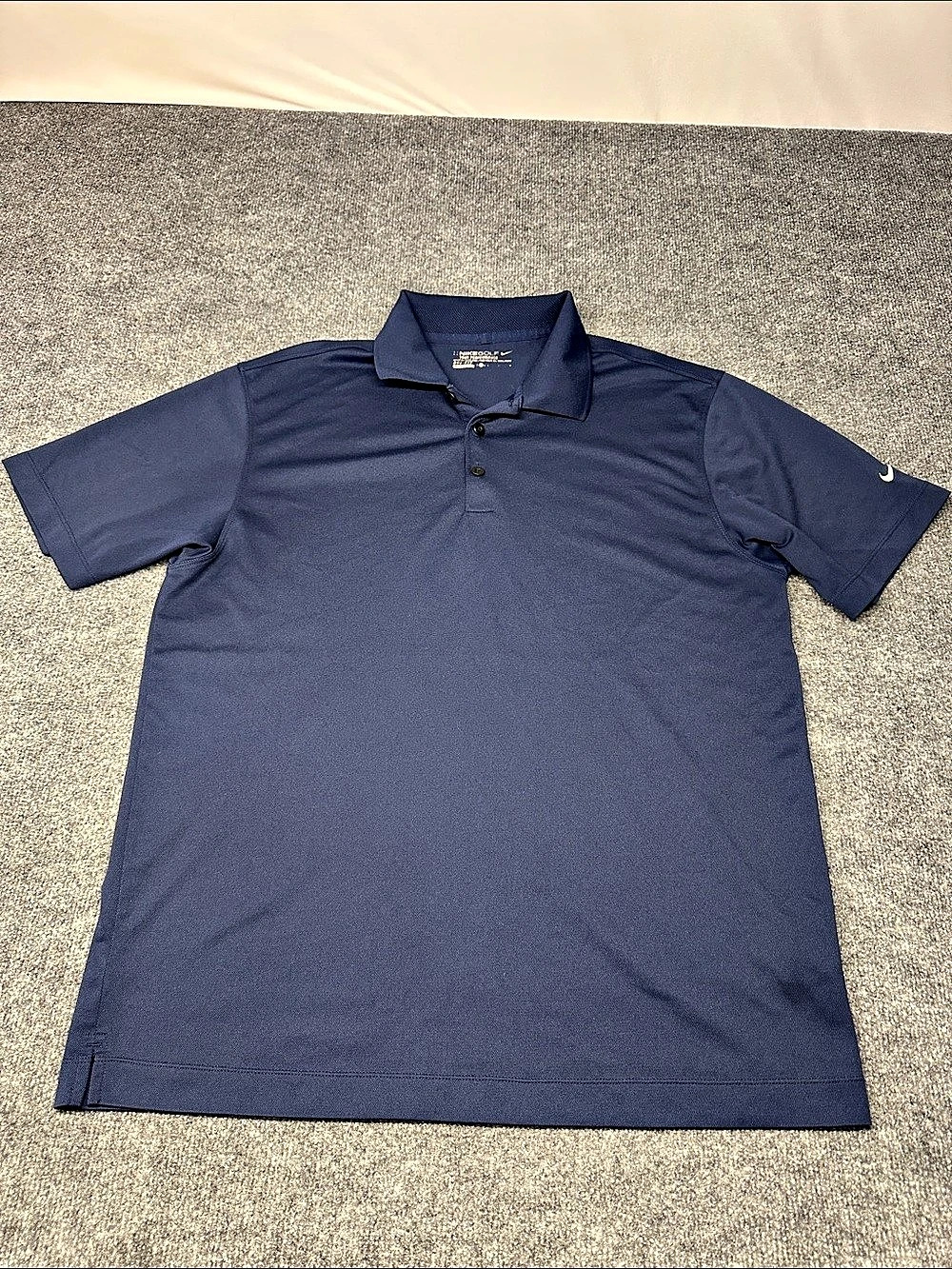 Nike Golf Dri-FIT polo Shirt in Blue Size Large Like New
